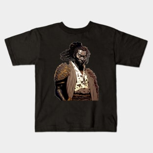 Yasuke the Black Samurai in Feudal Japan (1579) No. 2 Kids T-Shirt